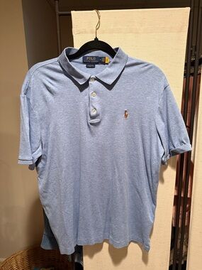Polo by Ralph Lauren Light Blue Men’s Short-Sleeve Polo